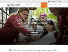 Tablet Screenshot of biomimicry.org